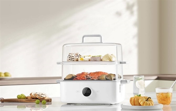 做饭从来没这么简单过！米家智能电蒸锅12L新品上手
