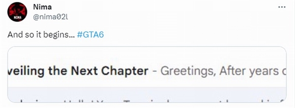 《GTA6》首部预告要来了！R星向业内人士发布宣传邮件