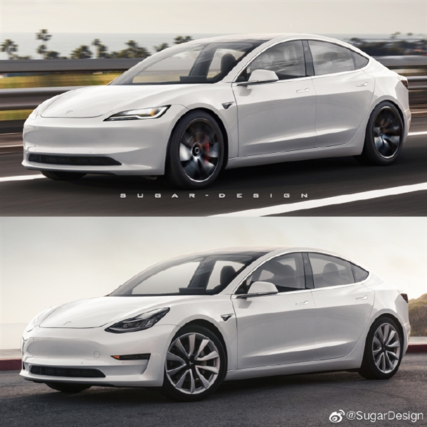 销量又该暴涨 大神绘制新款特斯拉Model 3:有豪车味了
