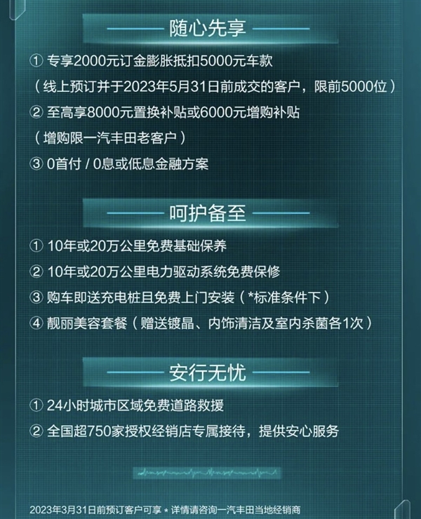 用上比亚迪刀片电池续航不再拉胯!一汽丰田bZ3售价将公布