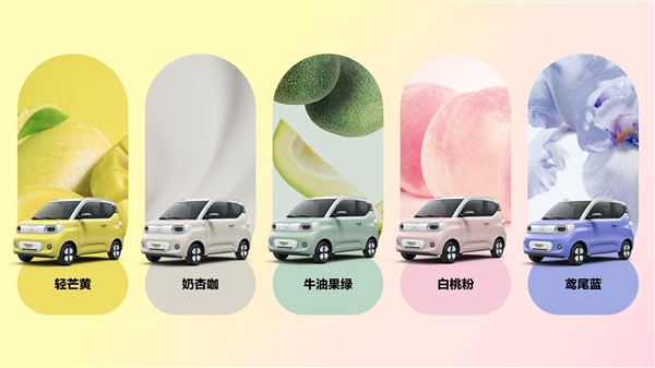 曾经的微型电车销量王 新款宏光MINIEV马卡龙官图发布：更呆萌