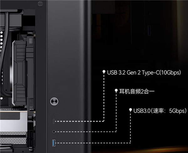 机箱中的海景房 乔思伯TK-1双曲面侧透游戏机箱579元:颜值爆表