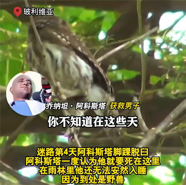 男子误入亚马逊雨林极限生存31天：求生手段比“贝爷”还硬核