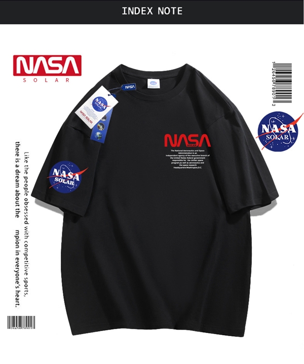 气温回升快换短袖!NASA联名款宽松情侣短袖大促:券后39.9元