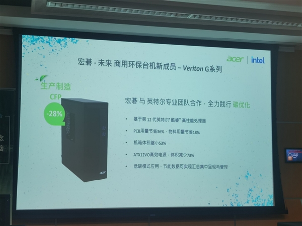 Intel倡导全新绿色商用电脑理念:小机箱内大天地、氮化镓电源神了