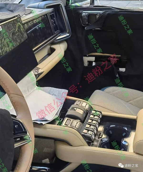 比亚迪F品牌首车内饰谍照曝光:大量机械按键满是战斗风