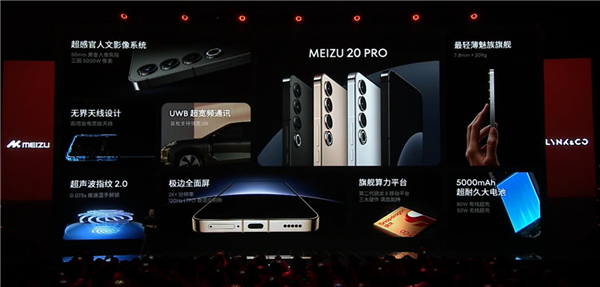3999元起 魅族20 PRO发布:魅族史上最高标准旗舰