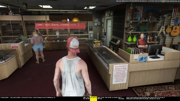 RTX 2080S实机运行《GTA6》画面曝光: 熟悉的味道