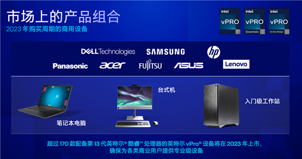 Intel 13代酷睿vPro发布:安全攻击减少70%、比三年前提速2.8倍