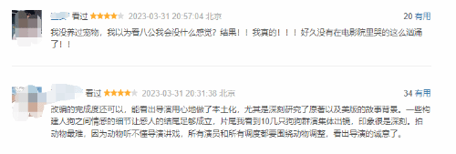 冯小刚《忠犬八公》豆瓣早期评论出炉:本地化出色 人狗情催泪感人