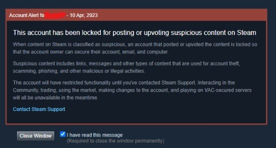 《CS:GO》价值百万库存玩家被封:只因给其他玩家留言