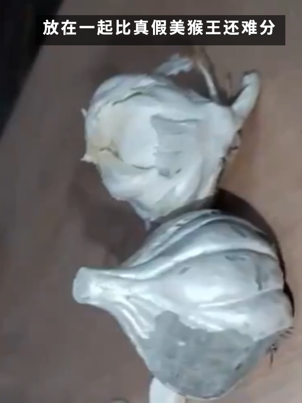 印度大姐买到水泥做的假大蒜！这也太逼真了