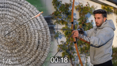 弓箭可以击落子弹吗?国外网红练了4小时:中弹无数次