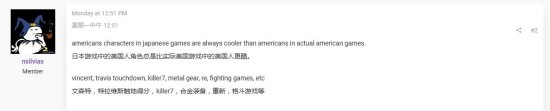 玩家热议:为什么日本游戏中的美国角色都如此亮眼?