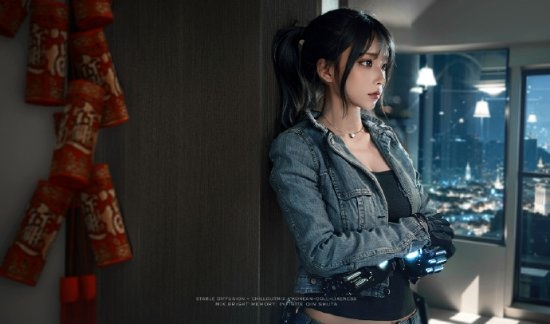 《光明记忆:无限》制作人分享AI生成女主图:给了我灵感