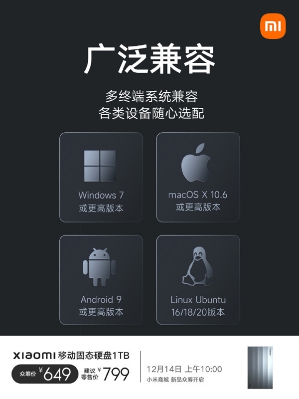2000MB/s速率！小米移动固态硬盘1TB真身揭晓：美光颗粒、慧荣主控