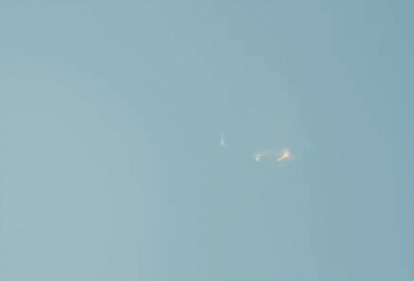 马斯克SpaceX星舰发射失败 爆炸瞬间动图：一团火球灰飞烟灭