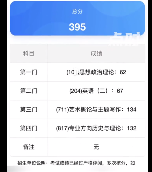 女子考研期间生娃初试395分 回应外界好奇：多亏家人替自己分担很多