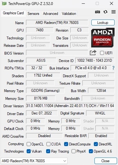 AMD RX 7600S游戏本显卡首测:远不如RTX 3060!高端弃疗了