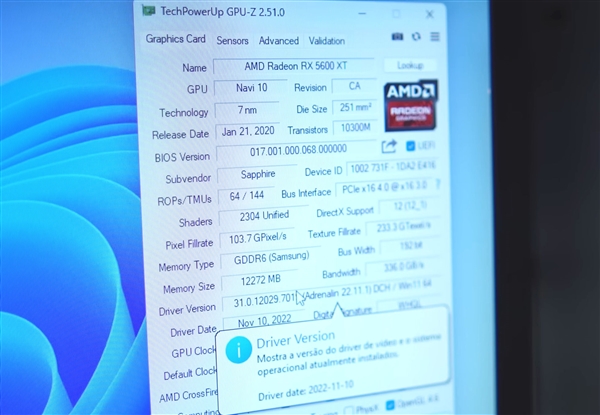 高手魔改RX 5600 XT 显存翻倍变12GB:一跑分 奇迹出现!