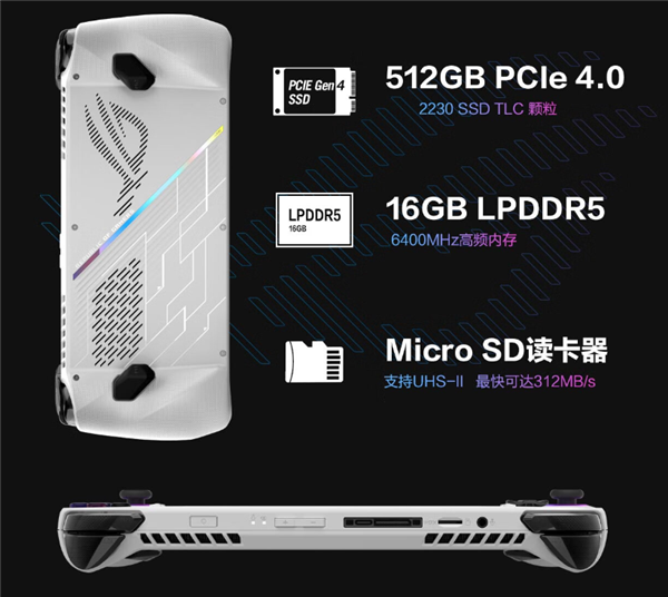 性能逼近PS5！华硕首款掌机ROG Ally国行版已上架：6月14日开售
