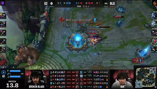 《英雄联盟》2023MSI:BLG3:1战胜G2 晋级四强