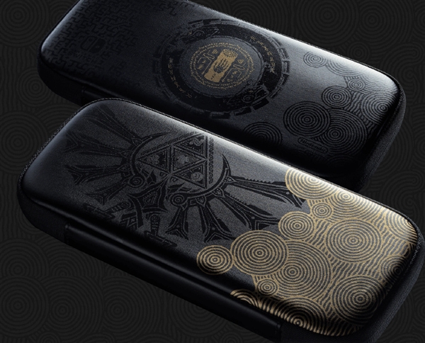 任天堂《塞尔达传说：王国之泪》限定版Switch发布！金黄手柄太酷炫