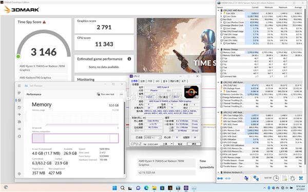 3GHz无敌频率！AMD锐龙7000最强核显首测：刚摸到RTX 2050？
