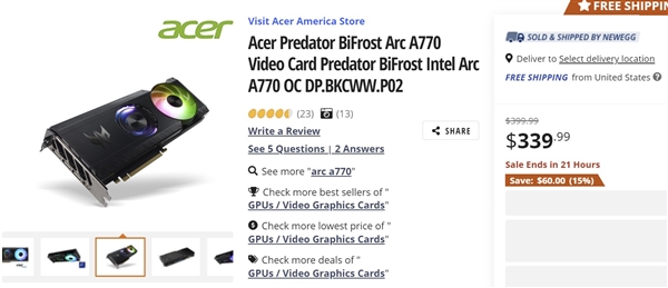 最便宜的16GB显存显卡出现了!AMD、NVIDIA统统靠边站