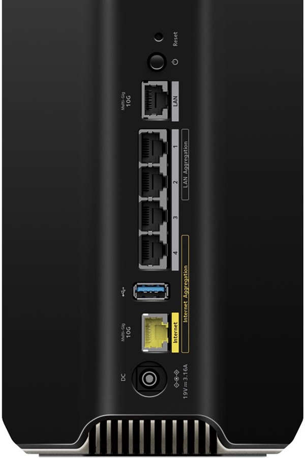 造型大改!网件发布旗下首款Wi-Fi 7夜鹰三频路由RS700:双万兆口+USB 3.0