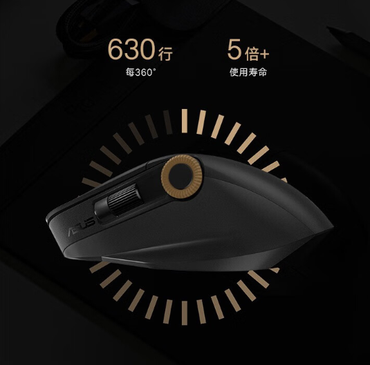 899元 华硕推出ProArt MD300鼠标:双滚轮+轮盘设计