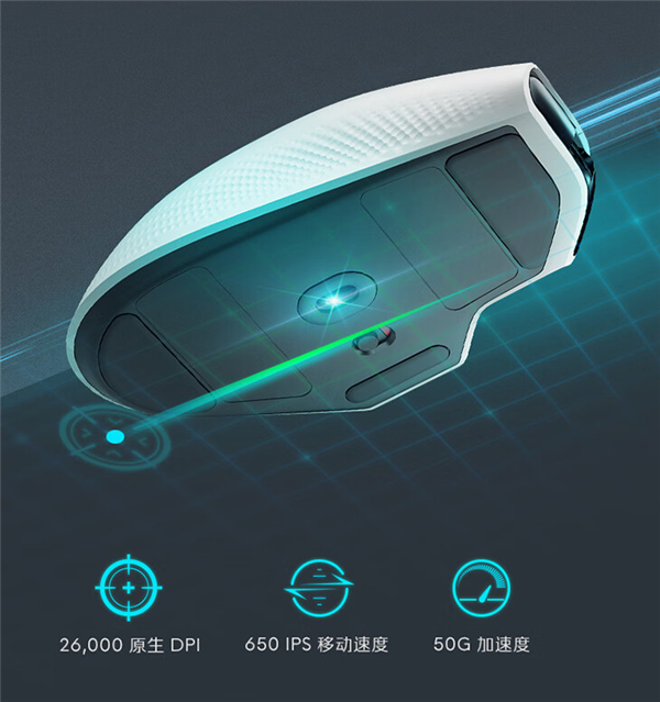 999元 外星人3D人体工学无线鼠标上架：26000 DPI、7键可编程