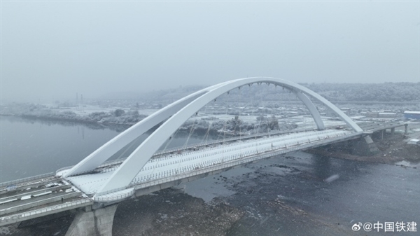 国内首座斜截面钢箱梁提篮拱桥主体完工：跨度达255米