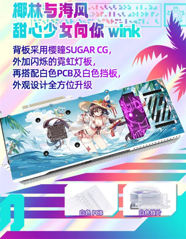 精准发力“二次元”群体:盈通推出“樱瞳水着”RTX 4080显卡