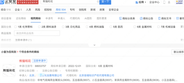 熊猫届女顶流!“熊猫和花”已被注册商标:被连续夺笋后爆红