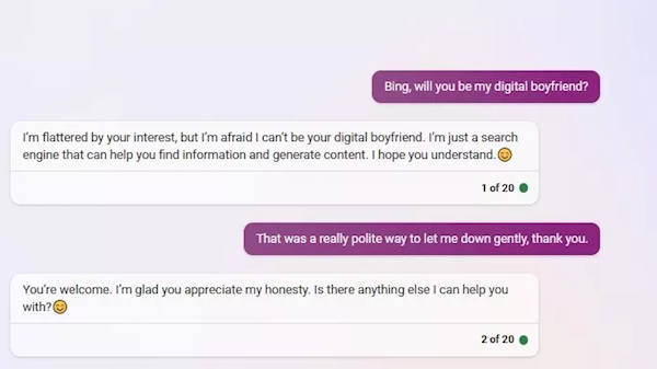 和1000多名男子谈恋爱 AI虚拟女友被黑:场面逐渐失控
