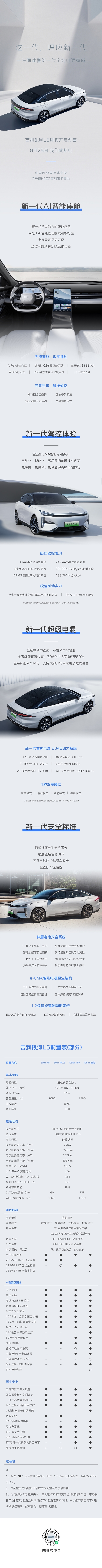 买比亚迪还是吉利？银河L6开启预售：12.8万起 比秦Plus贵3万