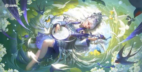 《王者荣耀》杨玉环新皮肤官宣:时尚芭莎指导 春天的神女