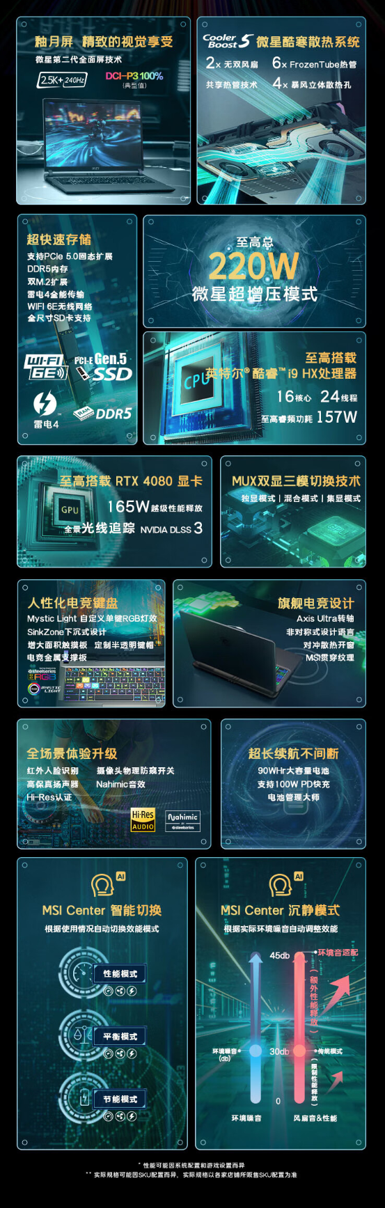 15999元 微星泰坦GP68HX游戏本预售:16寸2.5K屏+RTX 4080
