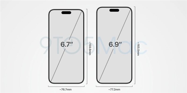 苹果手机史上最大屏幕!iPhone 16外形渲染设计图来了:大到震撼