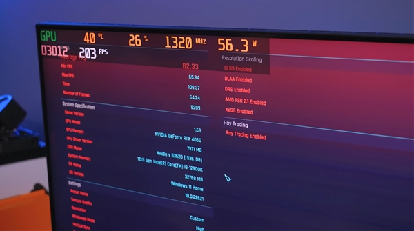 RTX 4060 1080P游戏《赛博朋克2077》实战：没干过RTX 3060 Ti