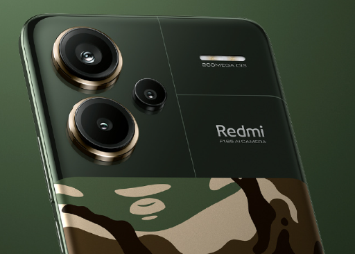 2199元 Redmi Note 13 Pro+ AAPE潮流限定版发布：绿色迷彩吸睛