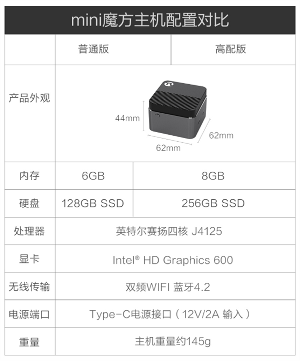 仅989元!小米有品上架魔方二代迷你主机:比手机还轻