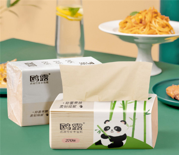 重回1元/包:中石化出品原生竹浆90抽*3层抽纸大促