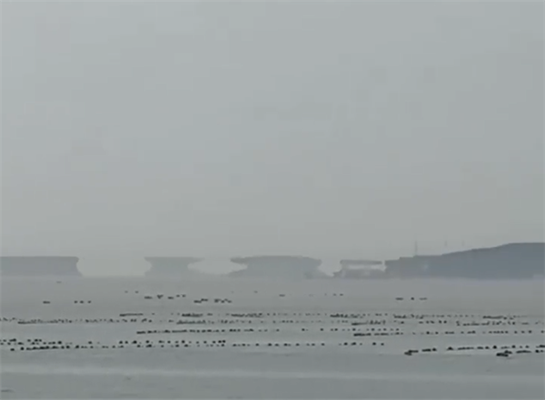 蓬莱八仙过海景区惊现海市蜃楼 网友直呼:好神奇