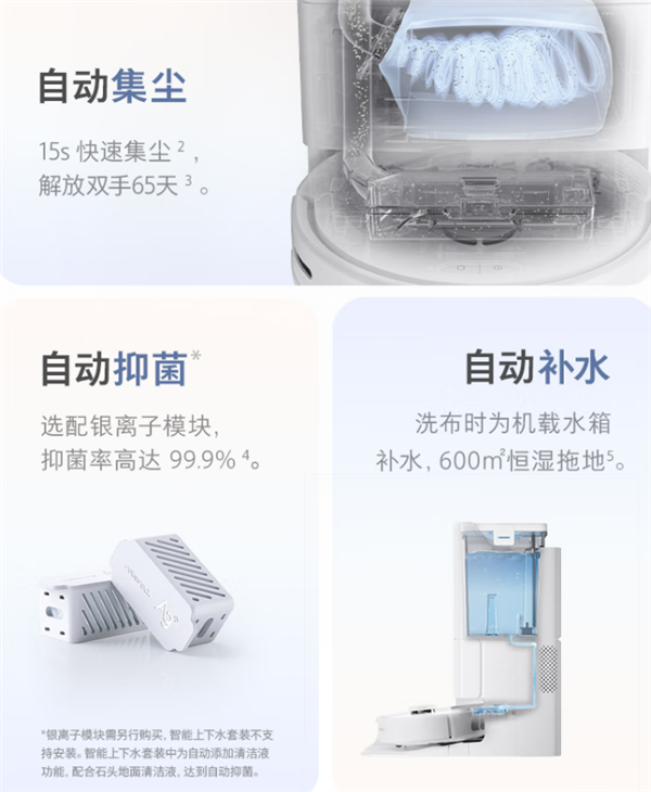 石头自清洁扫拖机器人P10发布：3299元起 自动洗烘拖布