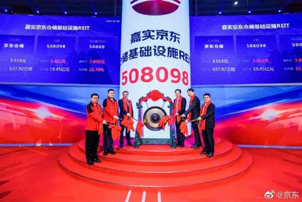 民企第一只 京东仓储REIT上市：认购额超718亿元遭疯抢