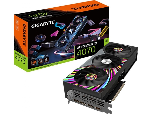 技嘉发布韩国特供版RTX 4070:真花哨