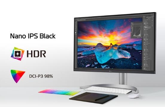 3999元 LG新款27英寸显示器开售：搭载4K Nano IPS Black屏