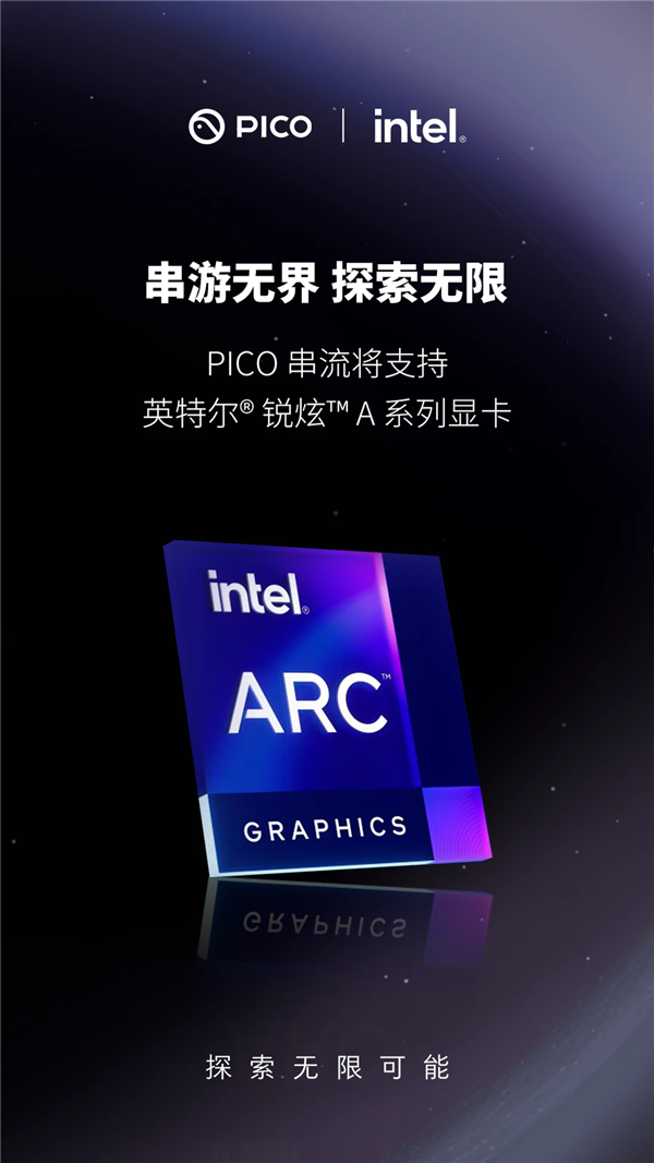 I卡玩VR方便了:PICO宣布适配Inte A750/770显卡